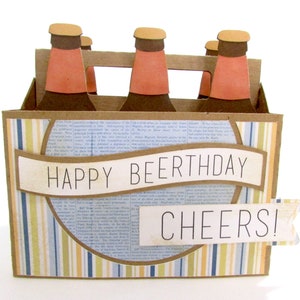 Bier Geburtstagskarte, Geburtstag Pop Up Karte, Geburtstagskarte für Freund, Geburtstagskarte für Ehemann, Vatertagskarte