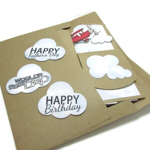 Pop Up Airplane Birthday Card, Airplane with Banner Card, Gift for Pilot, Gift Card Holder image 6