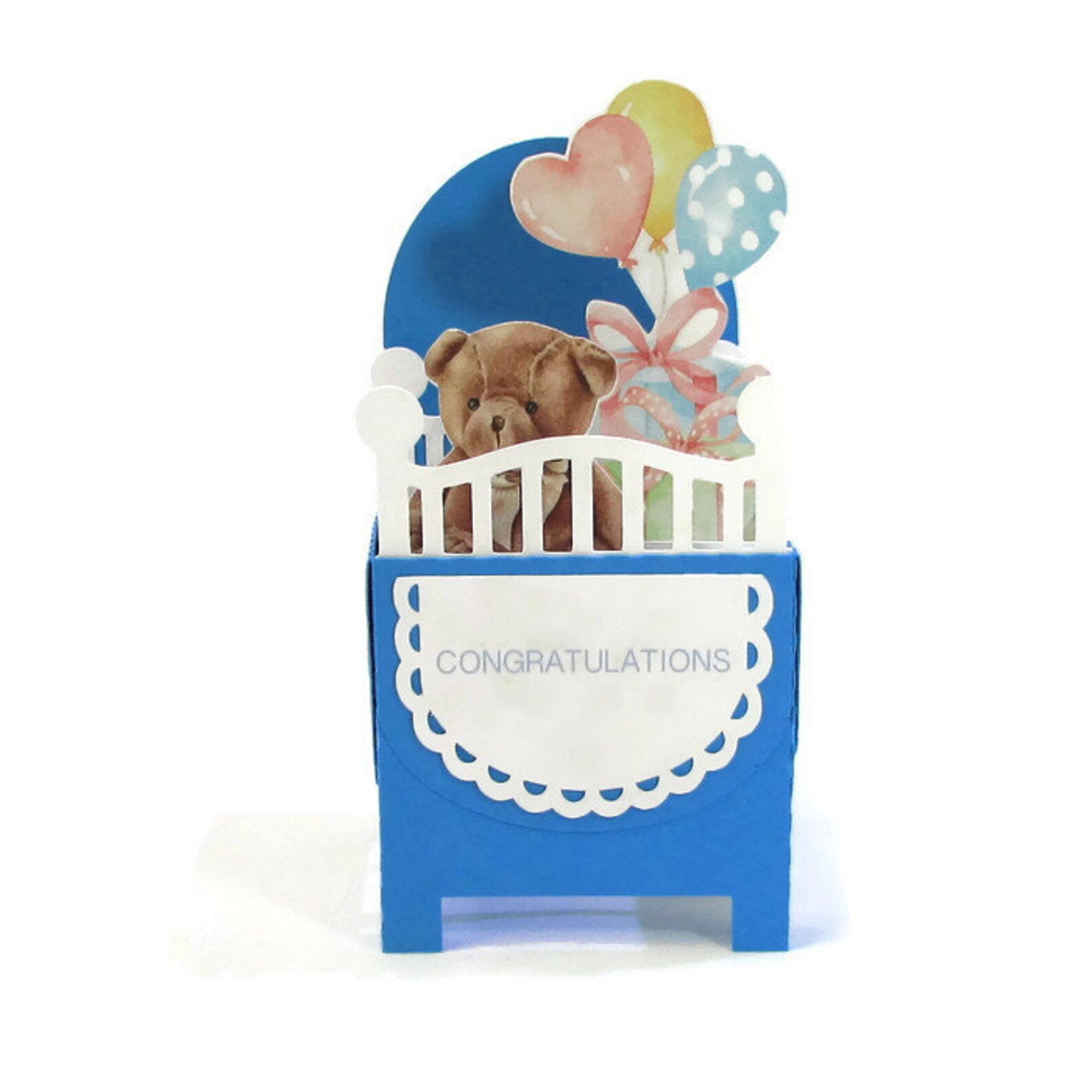 Congratulations New Baby Pop up Card Unique Baby Shower Etsy