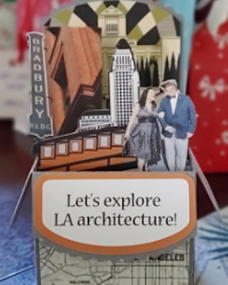 Unique 3D pop-up cards, make great gifts to announce special events, travel, and event tickets.