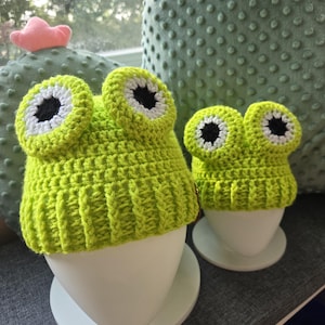 Bonnet grenouille au crochet Patron PDF