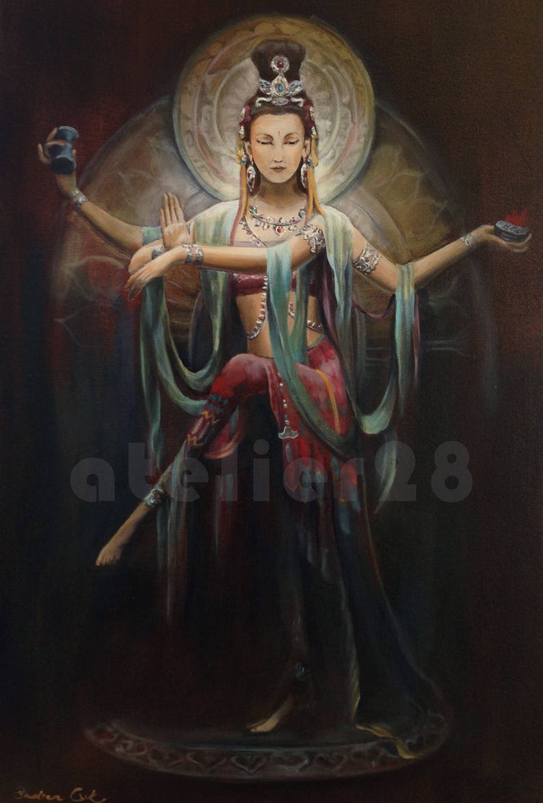 Quan Yin Bodhisattva of Compassion Goddess of Mercy Etsy