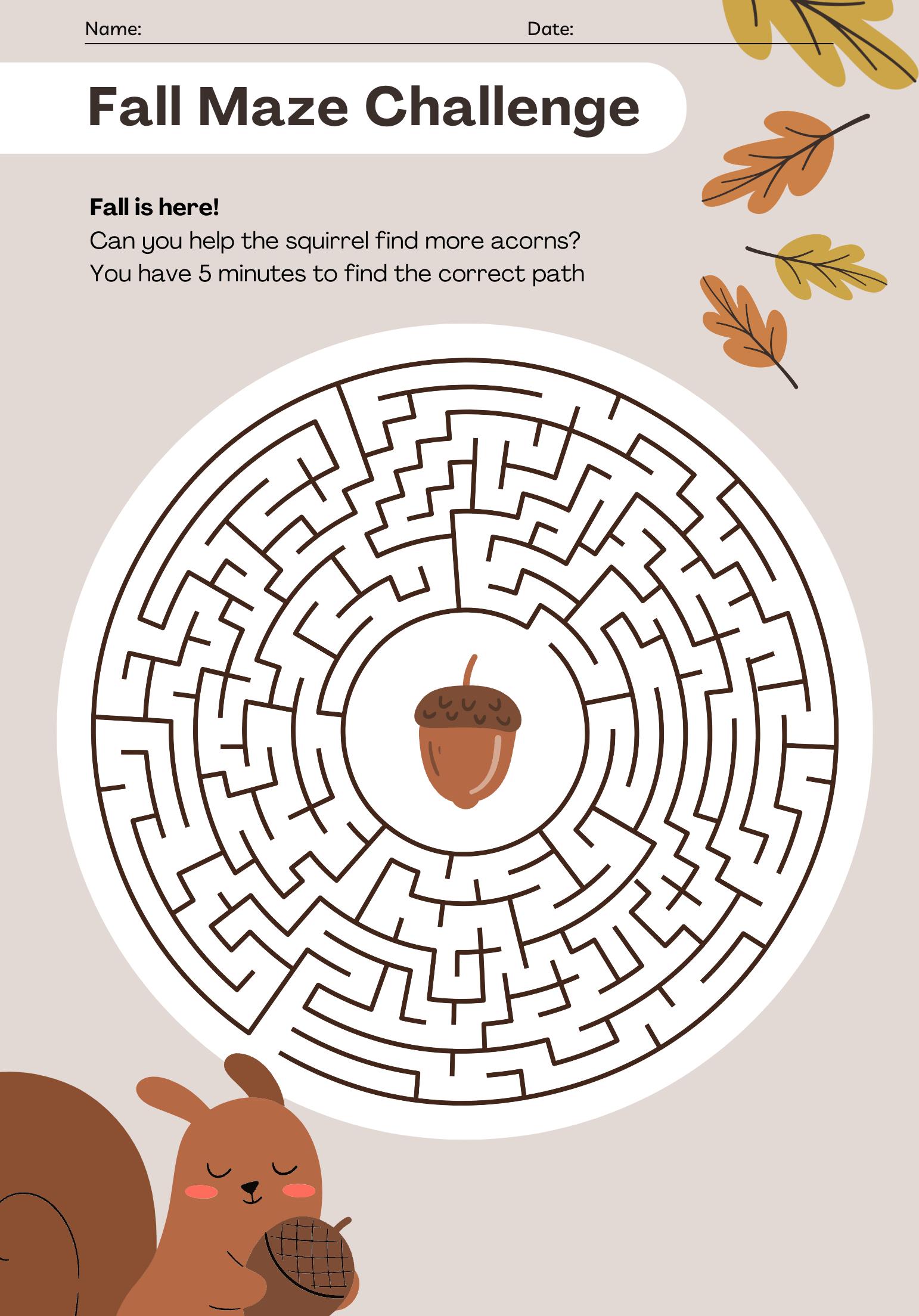 Fall Worksheets for School. - Etsy