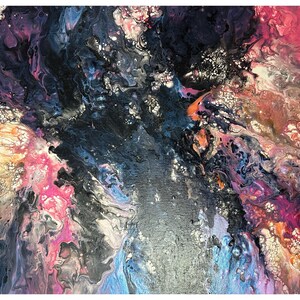 Abstract Dutch Pour Painting, Abstract Fluid Art, Acrylic Abstract Art