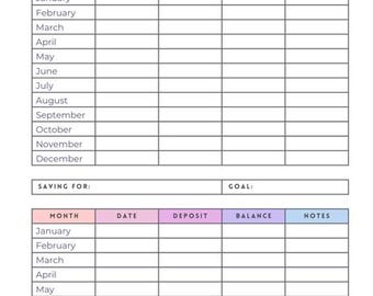 Savings Tracker
