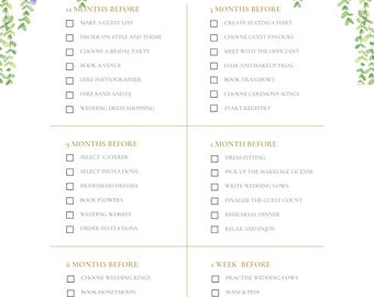 Wedding Checklist