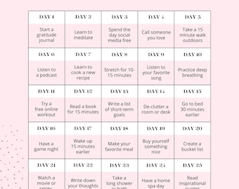 30 Day Selfcare Challenge
