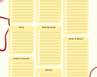 Grocery List