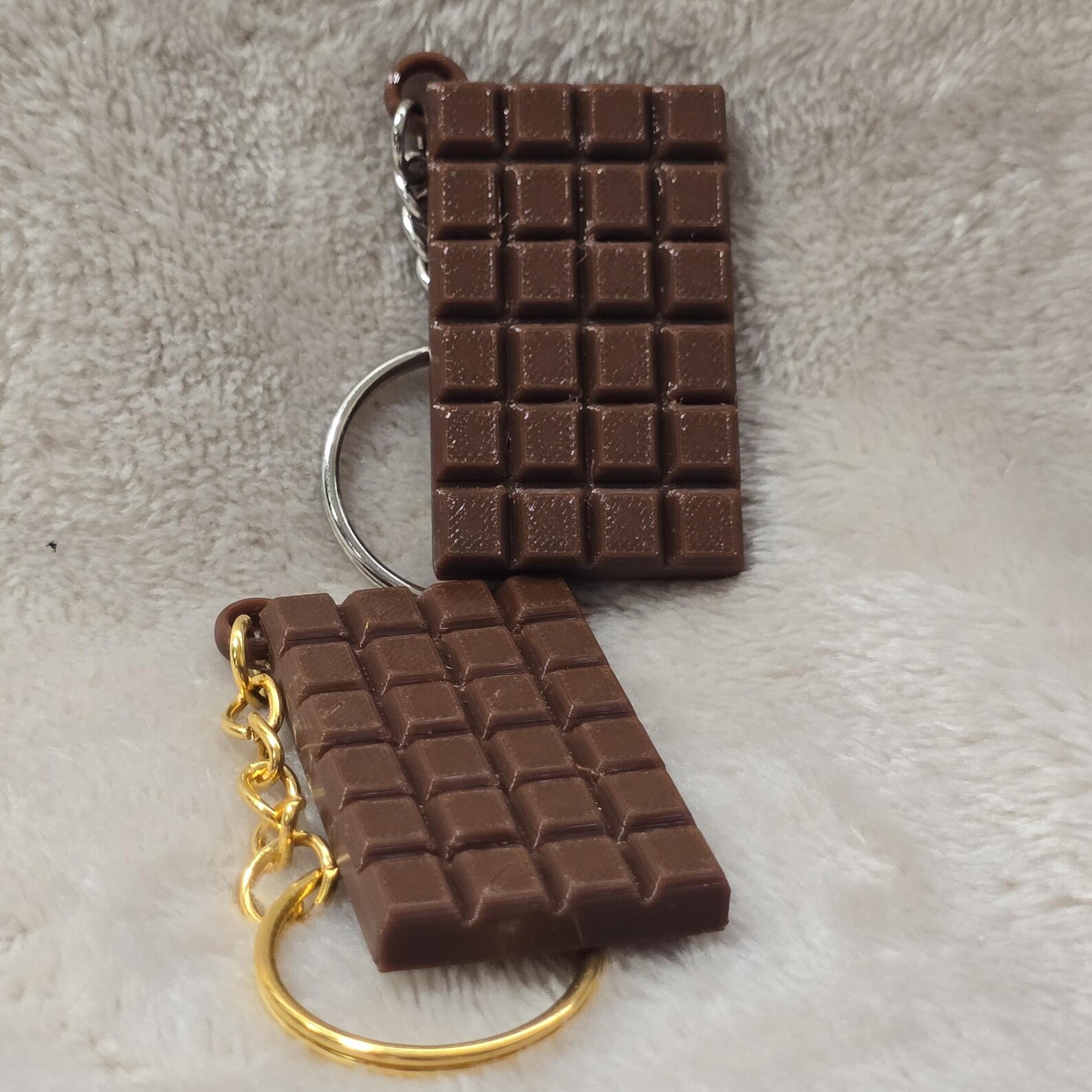 Key Chain Choco Mini Chocolate Keychain I 3D Printed Sweet Pendant I Colorful Candy Bag ...