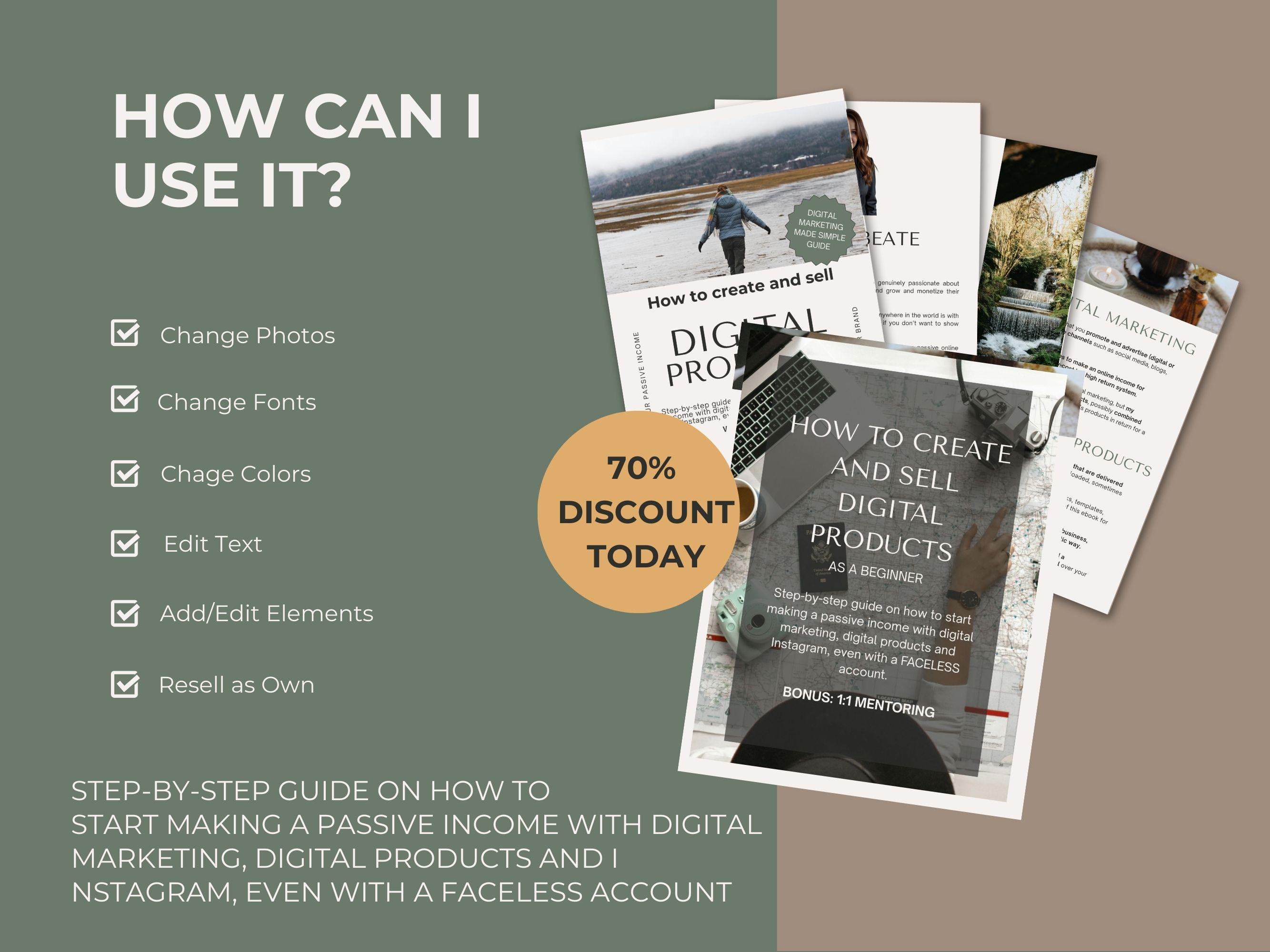Canva Crash Course for Beginners with PLR & MRR, Canva Templates, Business Planner, Video Tutorials, Editable and Resellable - Thumbnail 6