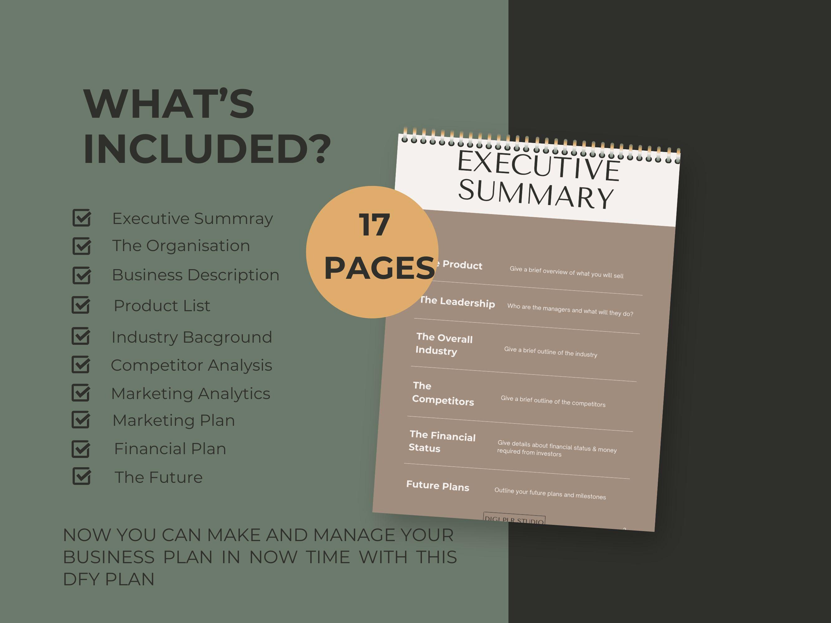 Canva Business Planner Template for Entrerpreneurs With MRR and PLR Resell Rights, Editable Business Planner Canva Template, Exclusive bonus - Thumbnail 2