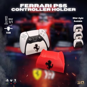 Handkontrollställ för PS5 | Formel 1-inspirerad | Racing Gamer-dekor | Födelsedagspresent