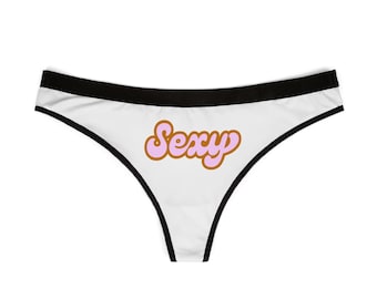 Tangas sexys para mujer: ropa interior atrevida para mayor confianza y diversión, regalo de despedida de soltera, lencería para San Valentín, comodidad para el día a día, lencería íntima encantadora.