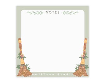 Bloc de notas de brujas: lindas notas adhesivas para organizar, regalar, ayudar en el estudio, artículos de oficina y decoración del hogar.