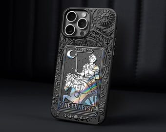 The Chariot Tarot Card iPhone Case: Esoteric Arcana phone cover