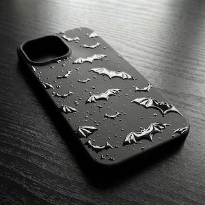 Bats Pattern iPhone Case: Spooky Gothic phone cover