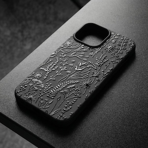 Coque pour iPhone à motif floral fleurs sauvages : coque de téléphone fleurs