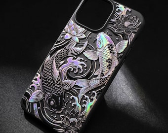 Koi Fish Phone Case: Japanese Anime Manga iphone case gift for her