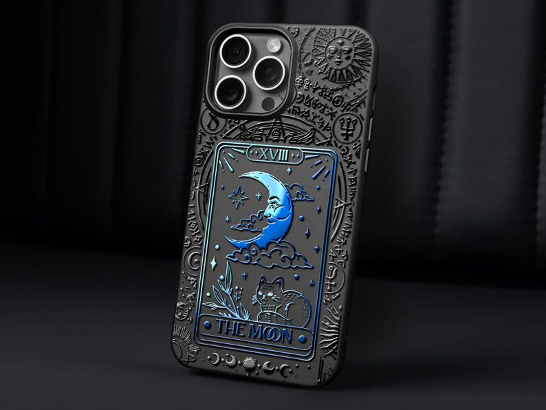 The Moon Tarot Card iphone case