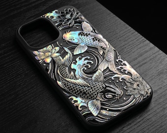Koi Fish Phone Case: Japanese Anime Manga iphone case gift for her