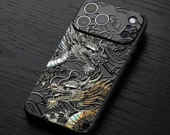 Coque d'iPhone Dragon : coque de portable anime manga japonais