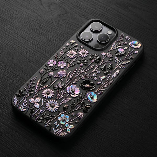 Floral Phone Case Botanical Wildflower iphone Cover Cottagecore Gift