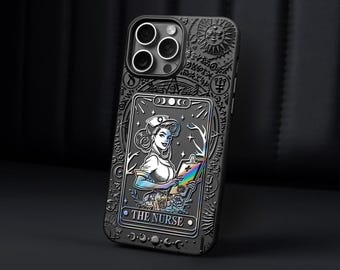 Nurse Tarot Card Phone Case:  Personalized Nursing Medical Gift