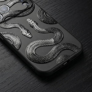 Snake Phone Protector Phone Case With Snakes Design Serpent iPhone Cover - Etsy