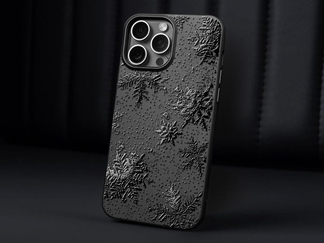 A Reindeer (Caribou) in a Snowy Winter Landscape Case for iPhone 11, 12