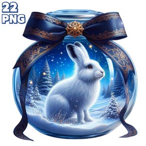 22 PNG magiques pots arctiques clipart, animaux de l'Arctique dans un bocal, animaux mignons, illustrations d'animaux d'hiver, hiver PNG, usage Commercial