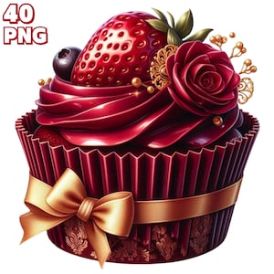40 png Yummy cupcakes clipart, zoete cupcakes, fruit cupcakes, verjaardag cupcake, snoepjes illustraties, cupcake png, commercieel gebruik
