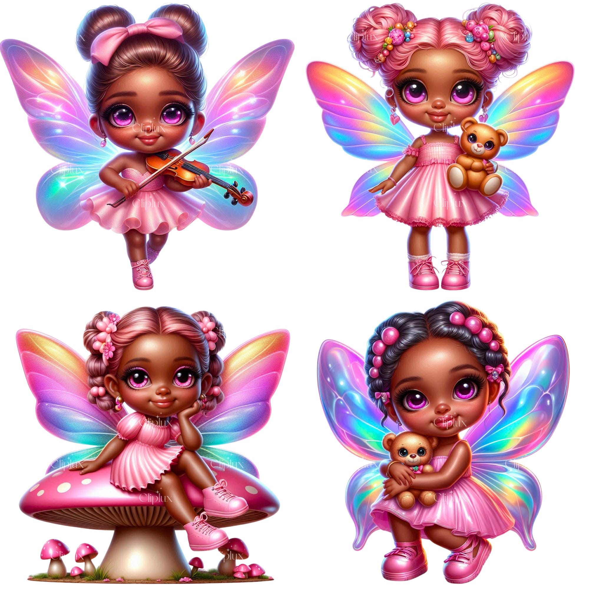 32 PNG Cute Dark Pink Fairies Clipart , Garden Fairies, Magical Fairy ...