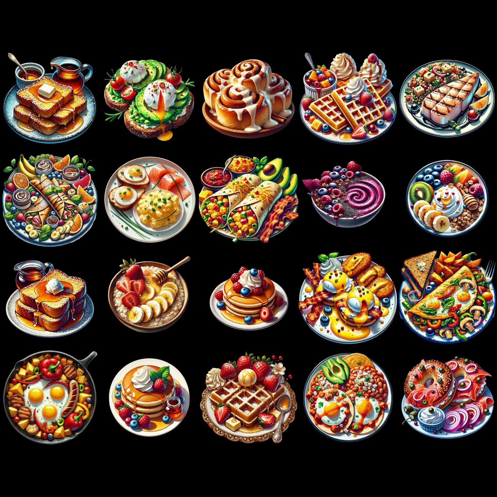 20 PNG Appetizing Breakfast Clipart , Morning Meal ,fruits, Vegetables ...