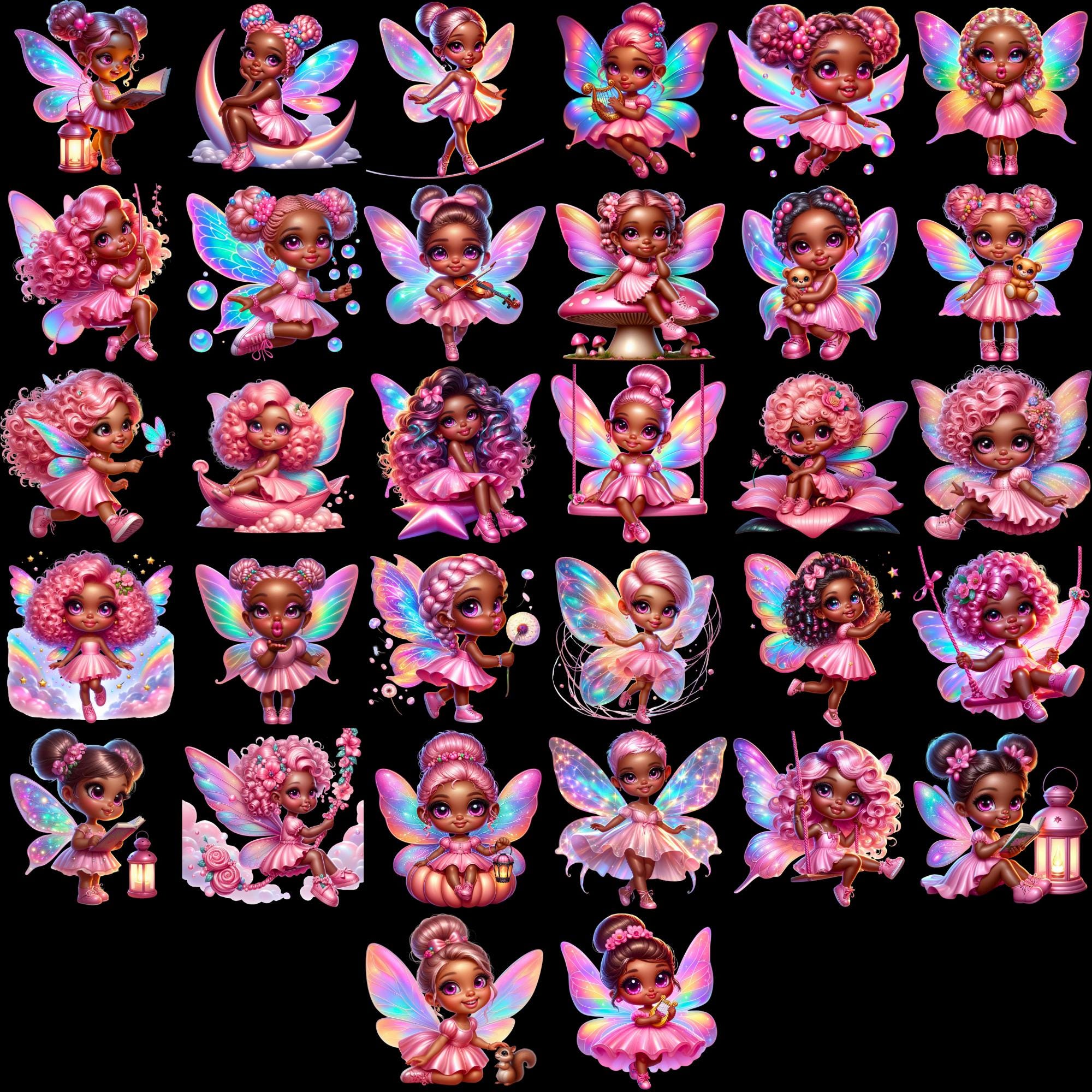 32 PNG Cute Dark Pink Fairies Clipart , Garden Fairies, Magical Fairy ...