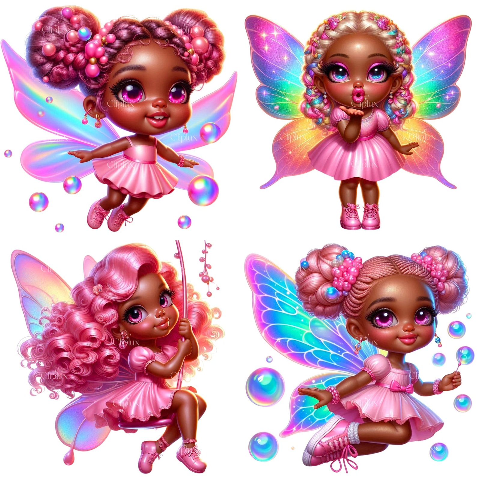 32 PNG Cute Dark Pink Fairies Clipart , Garden Fairies, Magical Fairy ...