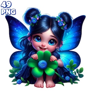 49 PNG Lindas hadas azules Clipart, Hadas de jardín, Hadas mágicas, Paquete de hadas, Ilustraciones de hadas bebés, Hadas florales PNG, Uso comercial