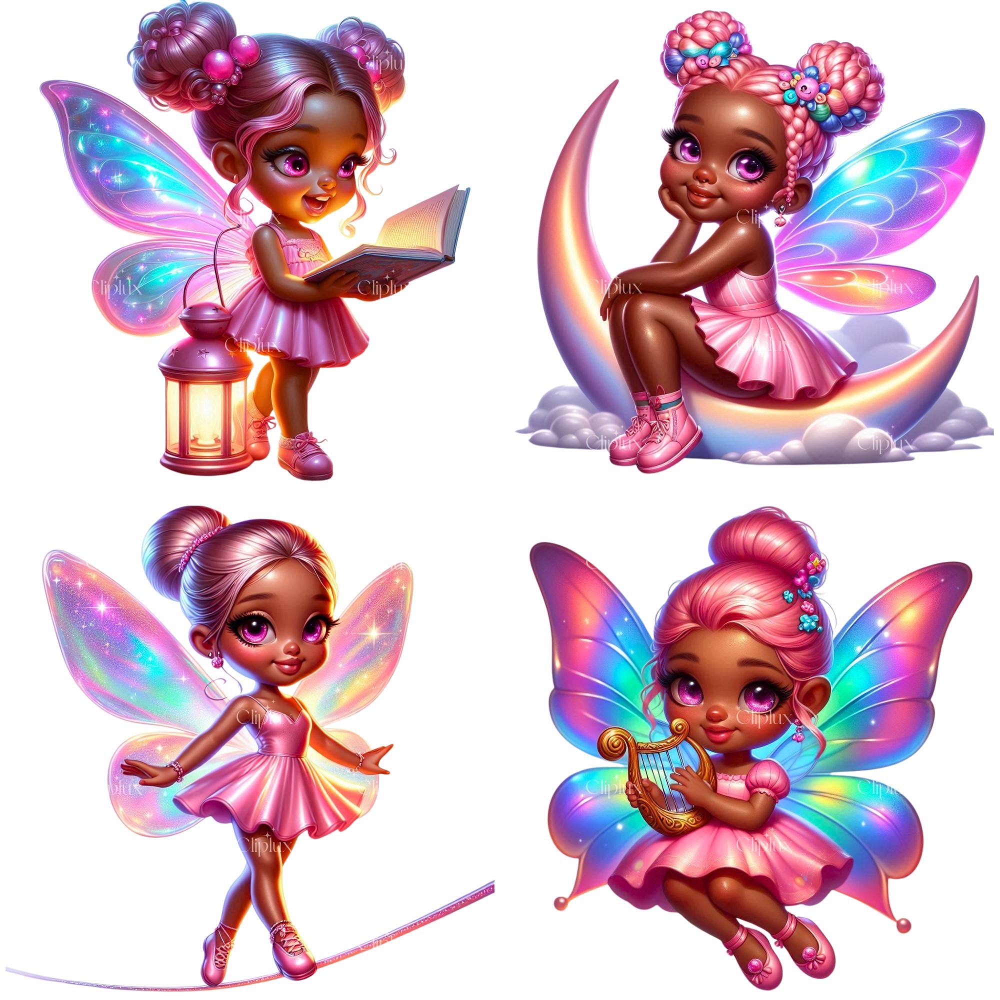 32 PNG Cute Dark Pink Fairies Clipart , Garden Fairies, Magical Fairy ...