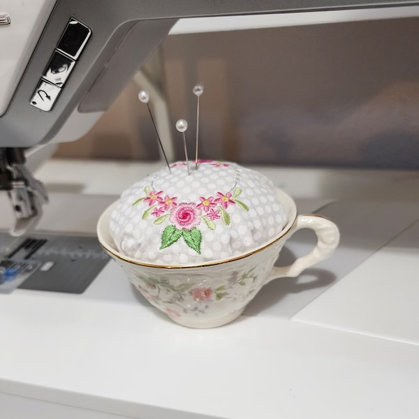 Tea Cup Pincushion