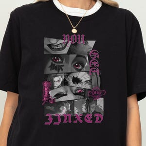 Jinx Shirt Arcane Shirt Anime Tee Gamer Shirt League of Legends Gift LOL Shirt Arcane Merch LOL Gift Arcane Graphic Tee Arcane Jinx Tshirt