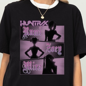 Kpop Demon Hunters, Huntrix Shirt, Kpop Demon Hunters Shirt, Huntrix Tee, Kpop Gifts, Demon Hunter Fanmerch, Rumi, Mira, Zoey, Gift for Kpop