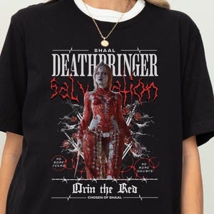 BG3 Shirt, Orin Shirt, Baldurs Gate 3 T-shirt, Orin the Red, Orin BG3, BG3 Fanmerch, Game Tshirt, Gift For Gamer, Game Tee, Bhaal Shirt