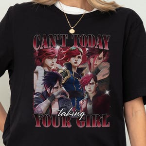 Arcane Vi Shirt Arcane T Shirt Vi Arcane League of Legend Shirt LOL Gift Arcane Merch Graphic Tee Lesbian Shirt Funny Anime Tshirt Caitvi