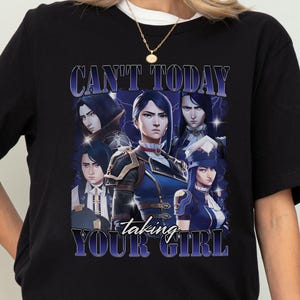 Arcane Caitlyn Shirt Arcane T Shirt Caitlyn Arcane League of Legend Shirt LOL Gift Arcane Merch Graphic Tee Lesbian Shirt Funny Anime Tshirt