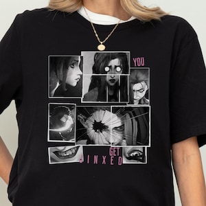 Jinx Shirt, Arcane Shirt, Anime Shirt, Gamer Shirt, League of Legends Gift, LOL Shirt, Get Jinxed, Anime Apparel, LOL Gift, Arcane Gift