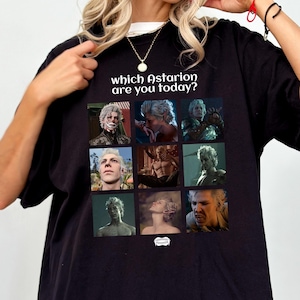 Astarion Shirt, Baldurs Gate 3 Astarion Tshirt, BG3 Tshirt, Game Shirt, Astarion Funny T-shirt, Baldurs Gate 3 Tshirt, Bg3 Meme, Joke Gifts