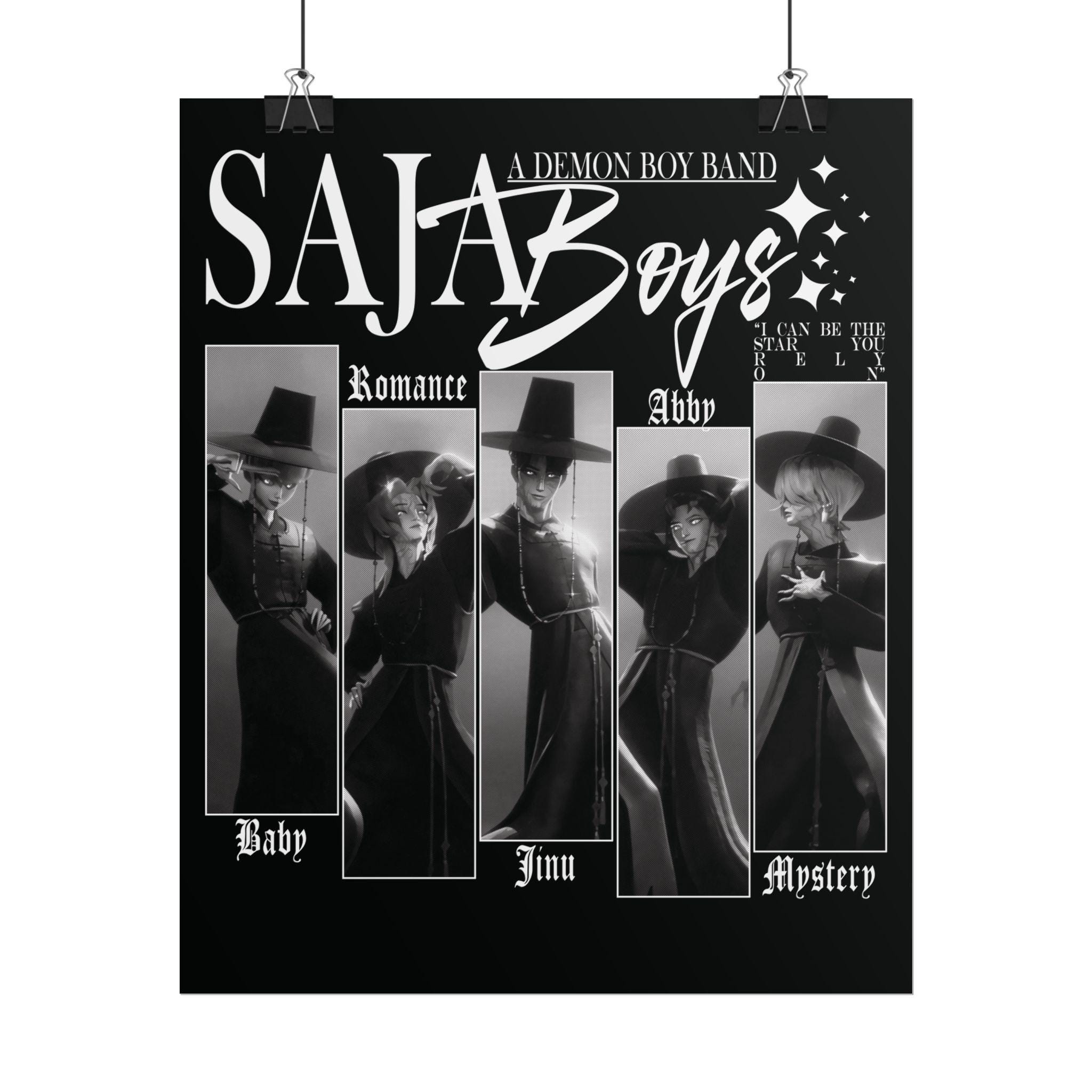 K-POPデーモンハンターポスター、サジャボーイズポスター、高品質