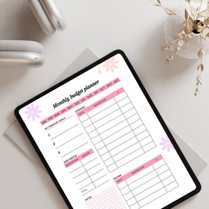 Daily Planner, Printable Digital Planner, Instant Download, Digital Planner