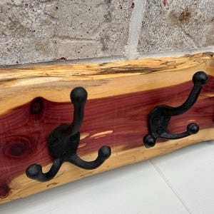 Handmade Cedar Coat Rack