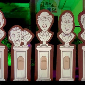 Haunted Mansion Singing Busts Animated Projection (Video File Only)