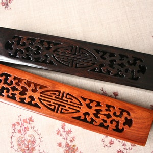 Family Chopstick Box - Longevity Carved-In